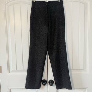 Woolrich Onyx Heather Gray Pleated Trousers Pants Women’s Size 4 Work Office